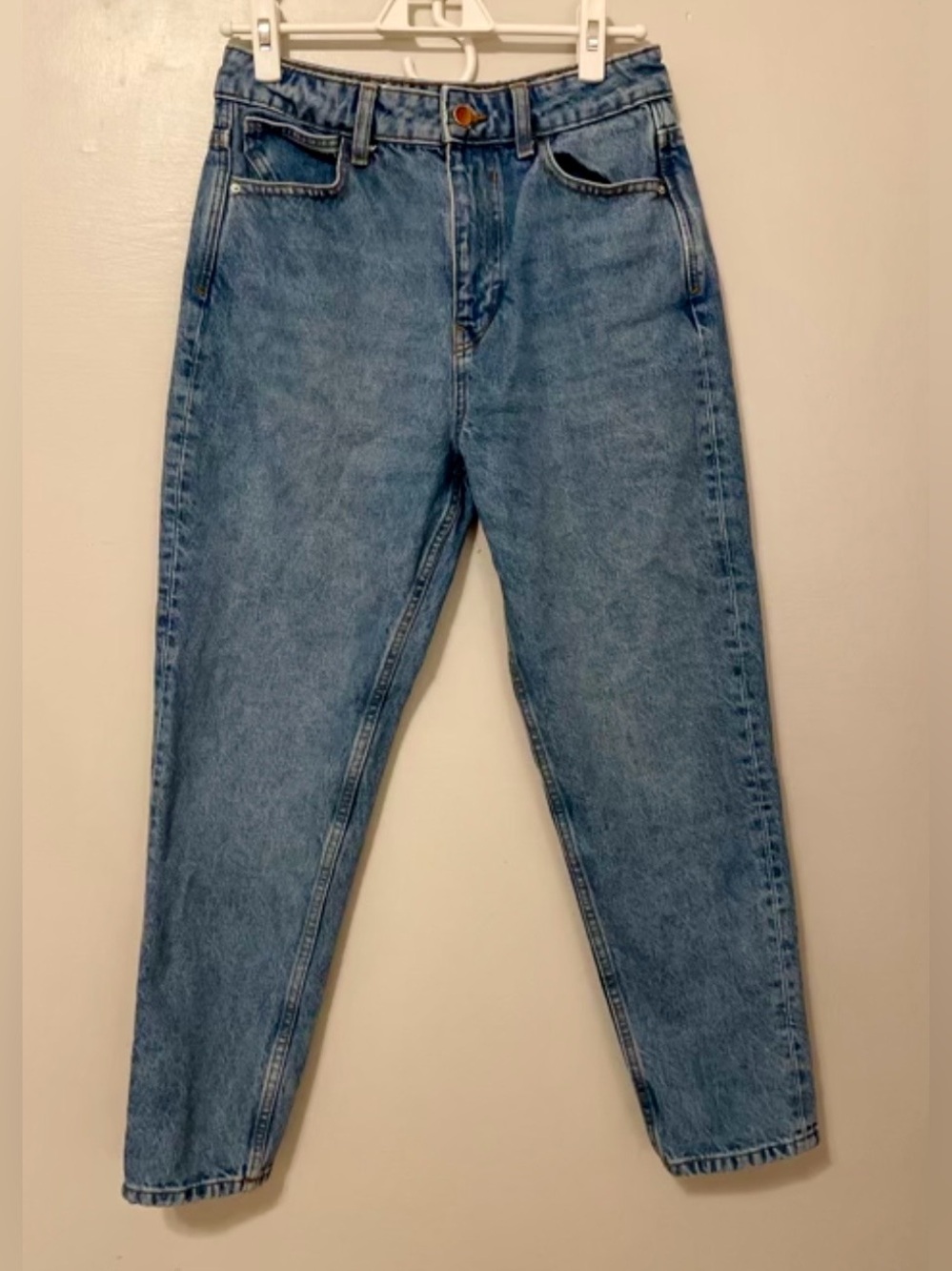 Vintage inspired straight leg jeans